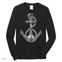 Anchor Rope Nautical Sailing Sail Sea Long Sleeve Shirt thumb 0