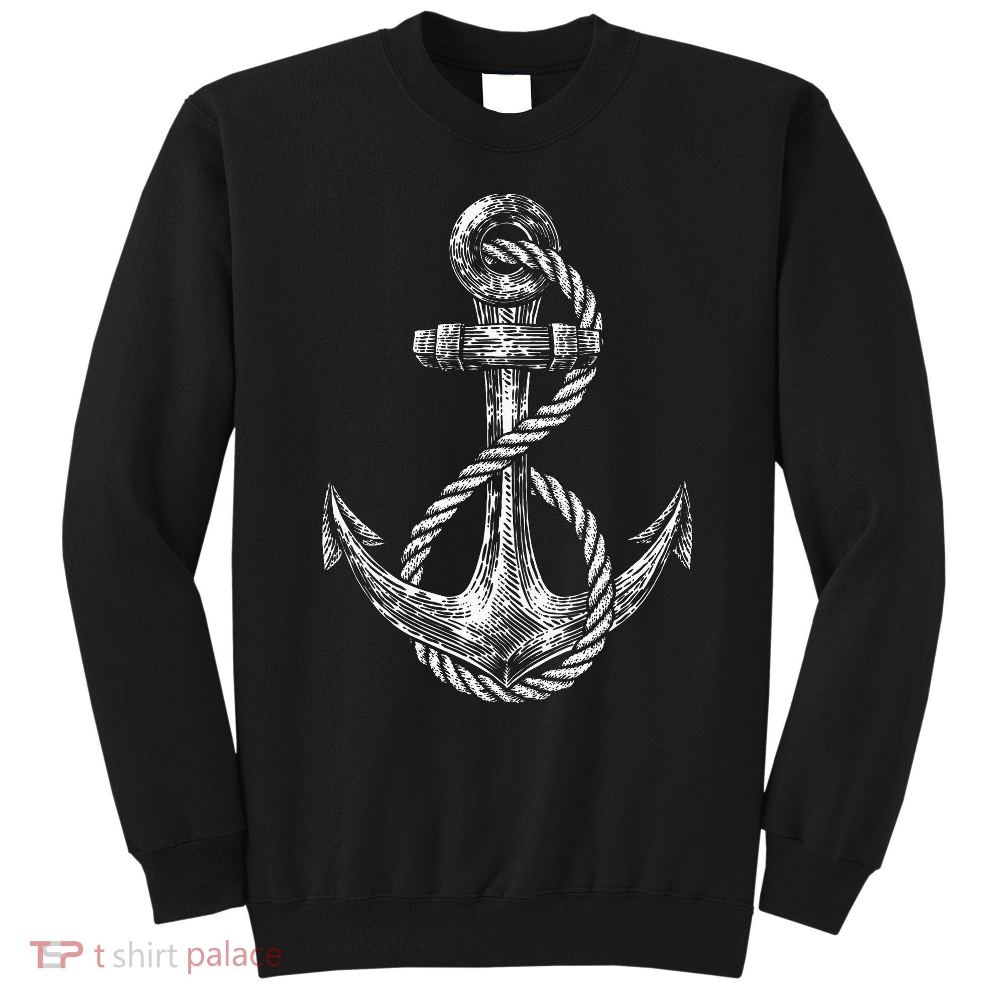 Anchor Rope Nautical Sailing Sail Sea Sweatshirt