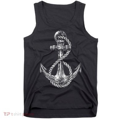 Anchor Rope Nautical Sailing Sail Sea Tank Top