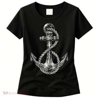 Anchor Rope Nautical Sailing Sail Sea Women's T-Shirt