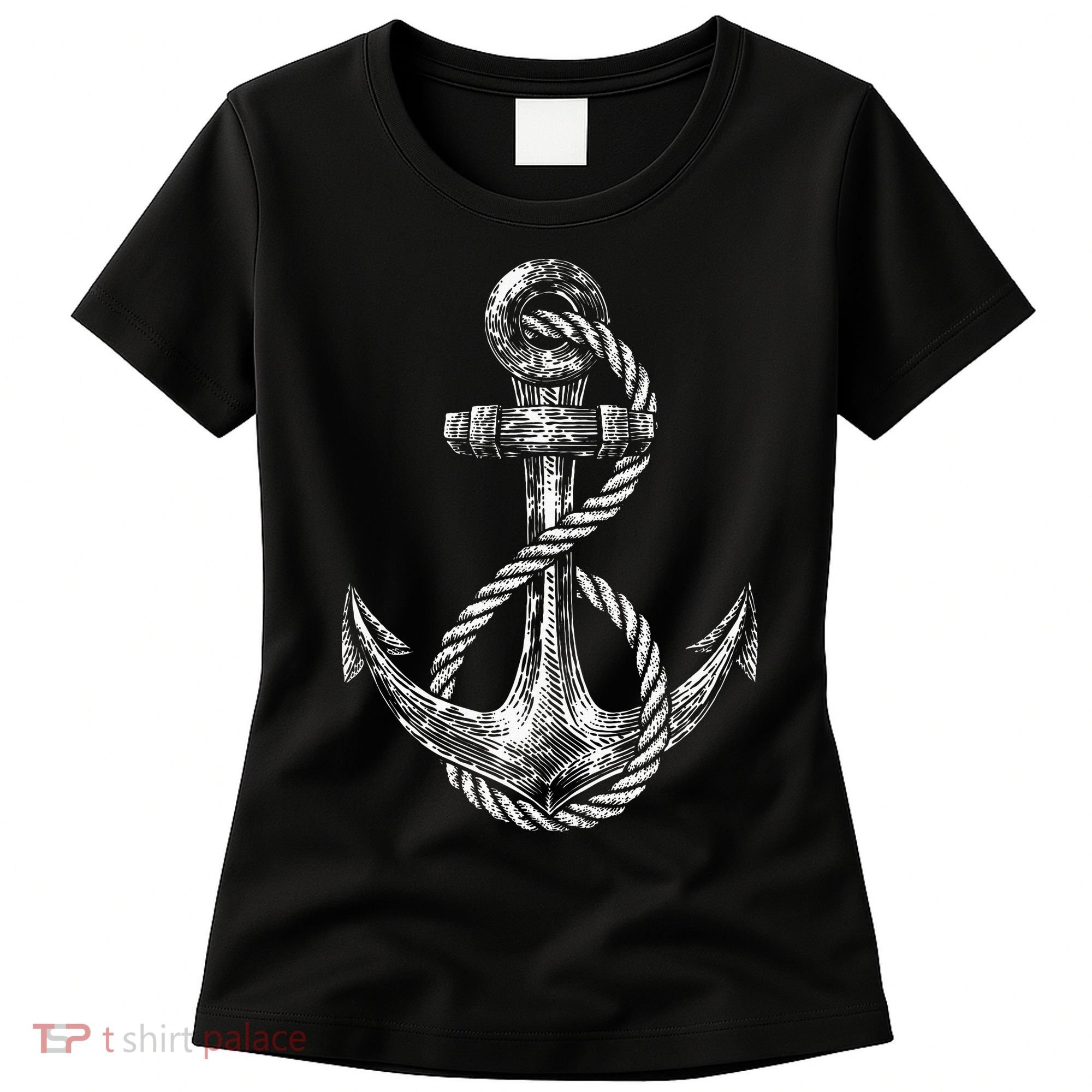 Anchor Rope Nautical Sailing Sail Sea Women's T-Shirt