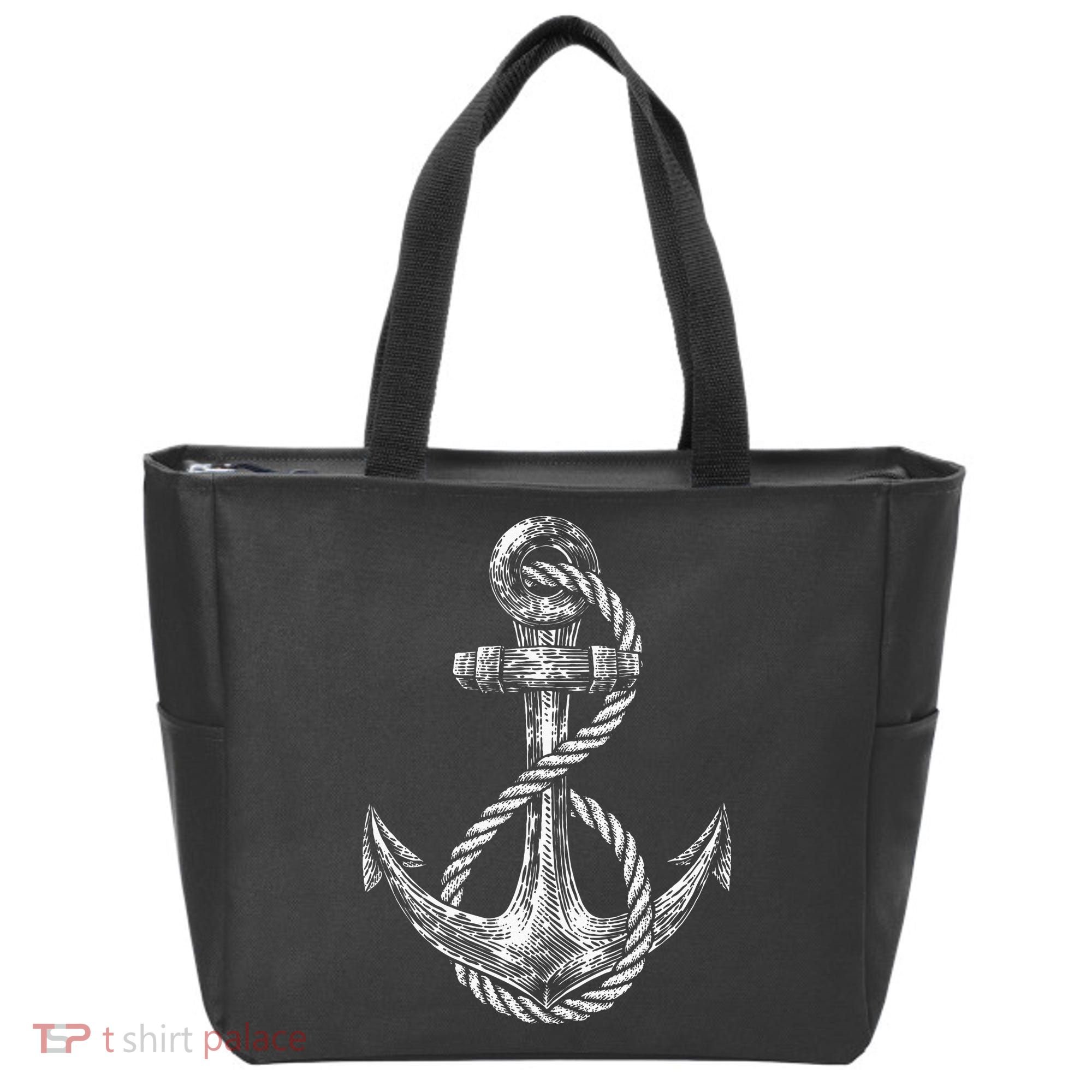 Anchor Rope Nautical Sailing Sail Sea Tote Bag