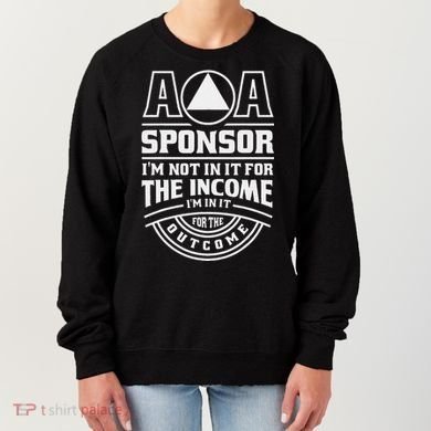 Aa Recovery Na Sponsor Alcoholics Anonymous Aa Sobriety Women's Sweatshirt