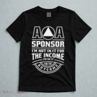 Aa Recovery Na Sponsor Alcoholics Anonymous Aa Sobriety T-Shirt thumb 5