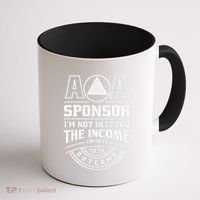 Aa Recovery Na Sponsor Alcoholics Anonymous Aa Sobriety Coffee Mug thumb 1