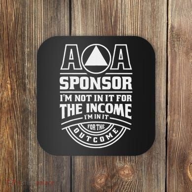 Aa Recovery Na Sponsor Alcoholics Anonymous Aa Sobriety Coaster