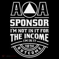 Aa Recovery Na Sponsor Alcoholics Anonymous Aa Sobriety Women's Hoodie thumb 2