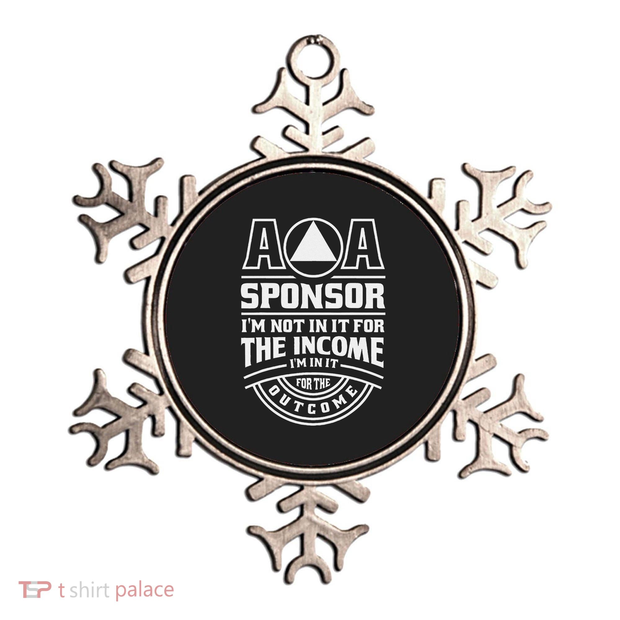 Aa Recovery Na Sponsor Alcoholics Anonymous Aa Sobriety Ornament