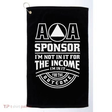 Aa Recovery Na Sponsor Alcoholics Anonymous Aa Sobriety Golf Towel