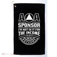 Aa Recovery Na Sponsor Alcoholics Anonymous Aa Sobriety Golf Towel thumb 0