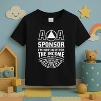 Aa Recovery Na Sponsor Alcoholics Anonymous Aa Sobriety Toddler T-Shirt thumb 3