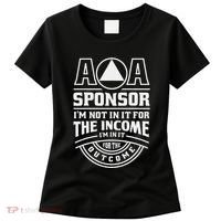Aa Recovery Na Sponsor Alcoholics Anonymous Aa Sobriety Women's T-Shirt thumb 0
