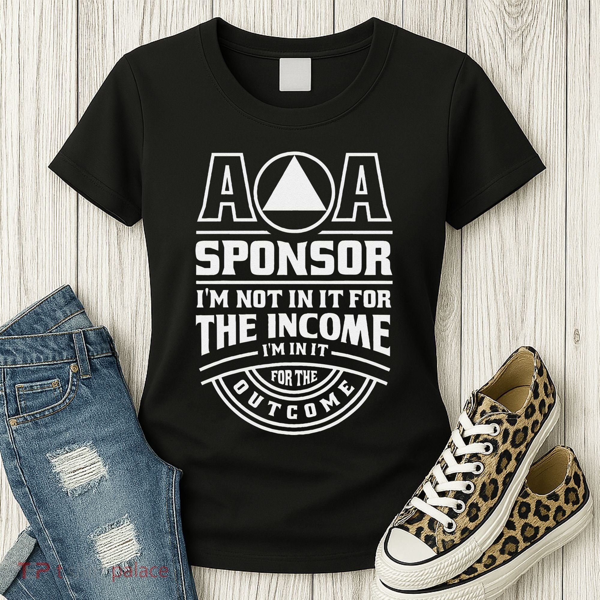 Aa Recovery Na Sponsor Alcoholics Anonymous Aa Sobriety Women's T-Shirt