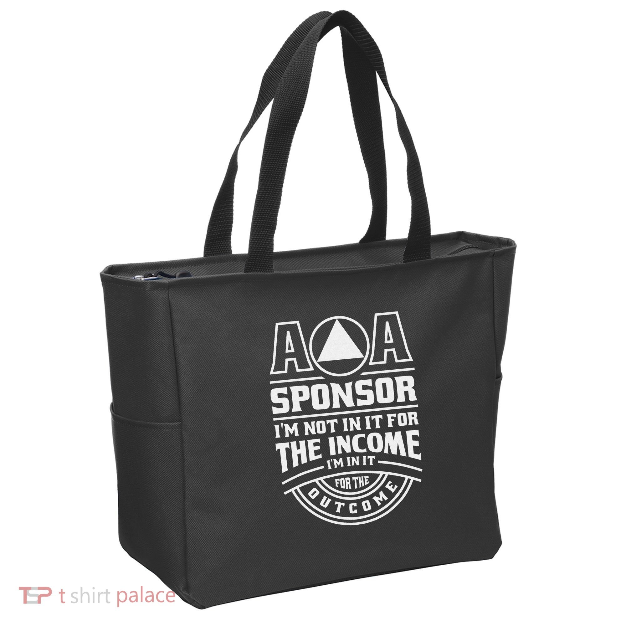 Aa Recovery Na Sponsor Alcoholics Anonymous Aa Sobriety Tote Bag