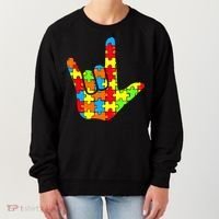 Autism Rock On Hand Women's Sweatshirt thumb 0