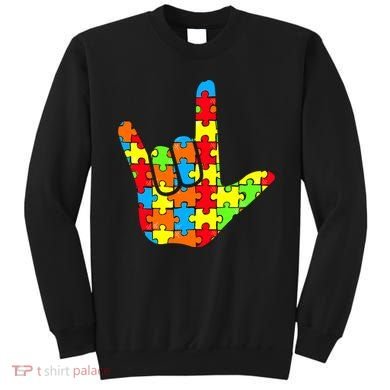 Autism Rock On Hand Sweatshirt