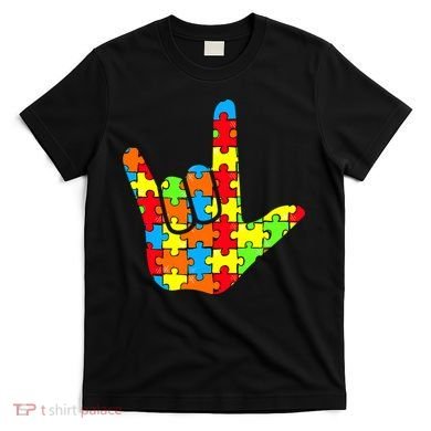 Autism Rock On Hand T-Shirt