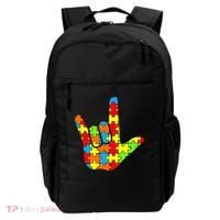 Autism Rock On Hand Backpack thumb 0