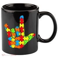 Autism Rock On Hand 11oz C Handle Ceramic Mug thumb 0