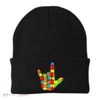 Autism Rock On Hand Beanie thumb 0