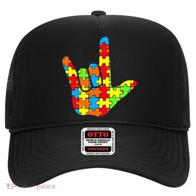 Autism Rock On Hand Hat