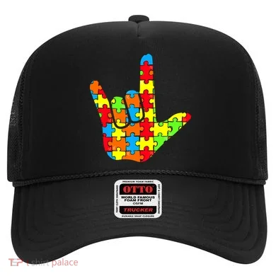 Autism Rock On Hand Hat