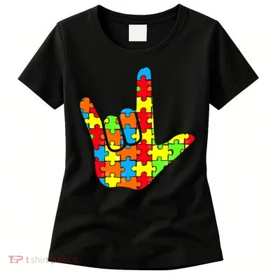 Autism Rock On Hand Women's T-Shirt
