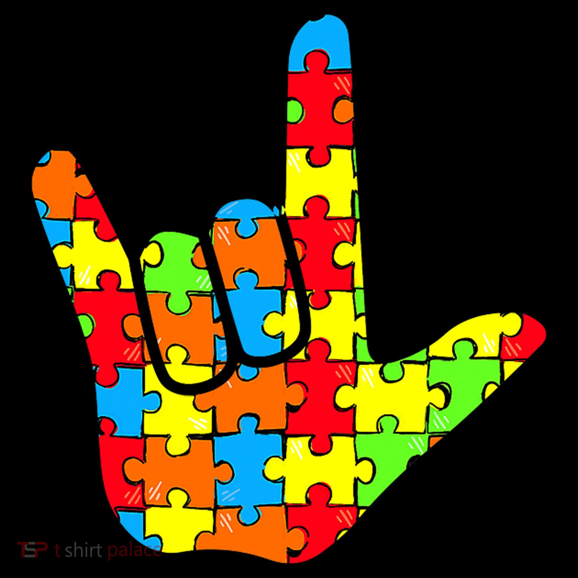 Autism Rock On Hand Women's T-Shirt