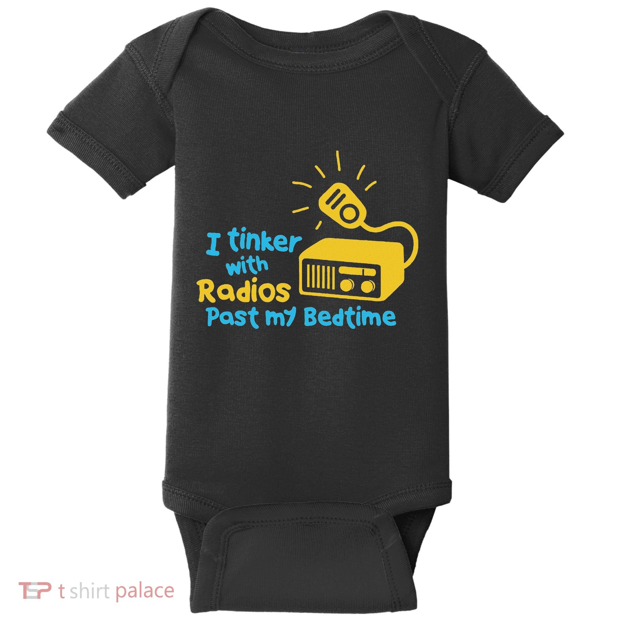 Amateur Radio Operator Humor Funny Ham Radio Saying Baby Bodysuit