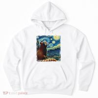 Artistic Red Panda Van Gogh Starry Night Red Panda Hoodie thumb 0