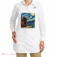 Artistic Red Panda Van Gogh Starry Night Red Panda Apron thumb 2