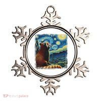 Artistic Red Panda Van Gogh Starry Night Red Panda Ornament thumb 0