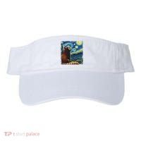 Artistic Red Panda Van Gogh Starry Night Red Panda Visor thumb 0