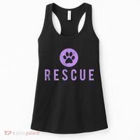 Animal Rescue Pet Lover For Cat And Dog Rescue Women's Tank Top thumb 0