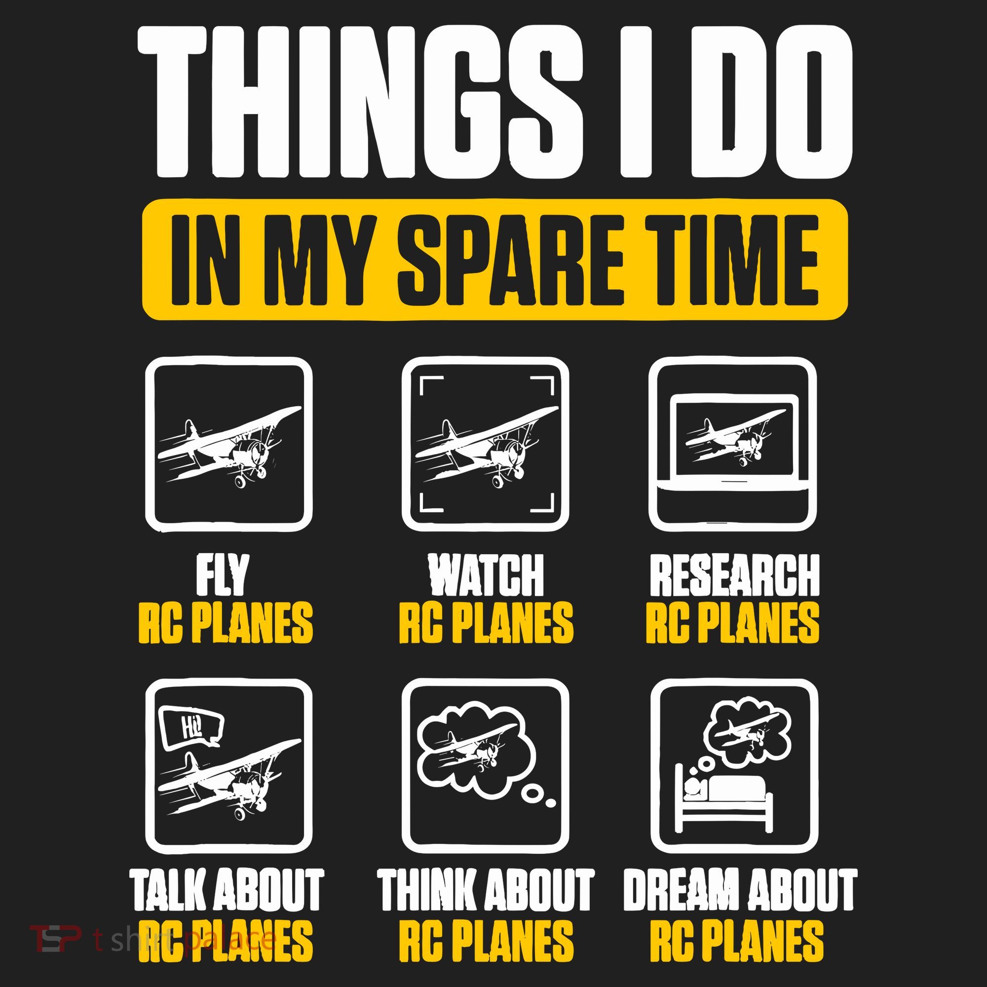 Aircraft Rc Plane Airplane Things I Do In My Spare Time Tumbler