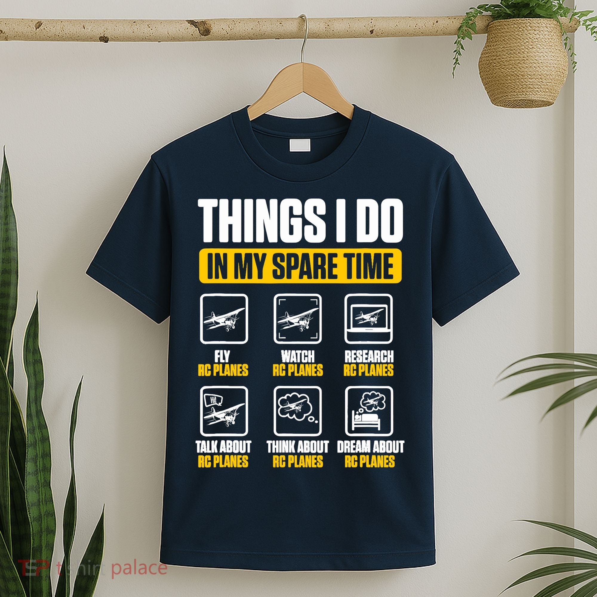 Aircraft Rc Plane Airplane Things I Do In My Spare Time T-Shirt