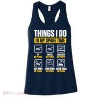 Aircraft Rc Plane Airplane Things I Do In My Spare Time Women's Tank Top thumb 0