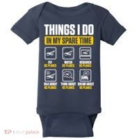 Aircraft Rc Plane Airplane Things I Do In My Spare Time Baby Bodysuit thumb 0