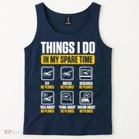 Aircraft Rc Plane Airplane Things I Do In My Spare Time Tank Top thumb 2