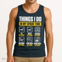 Aircraft Rc Plane Airplane Things I Do In My Spare Time Tank Top thumb 3