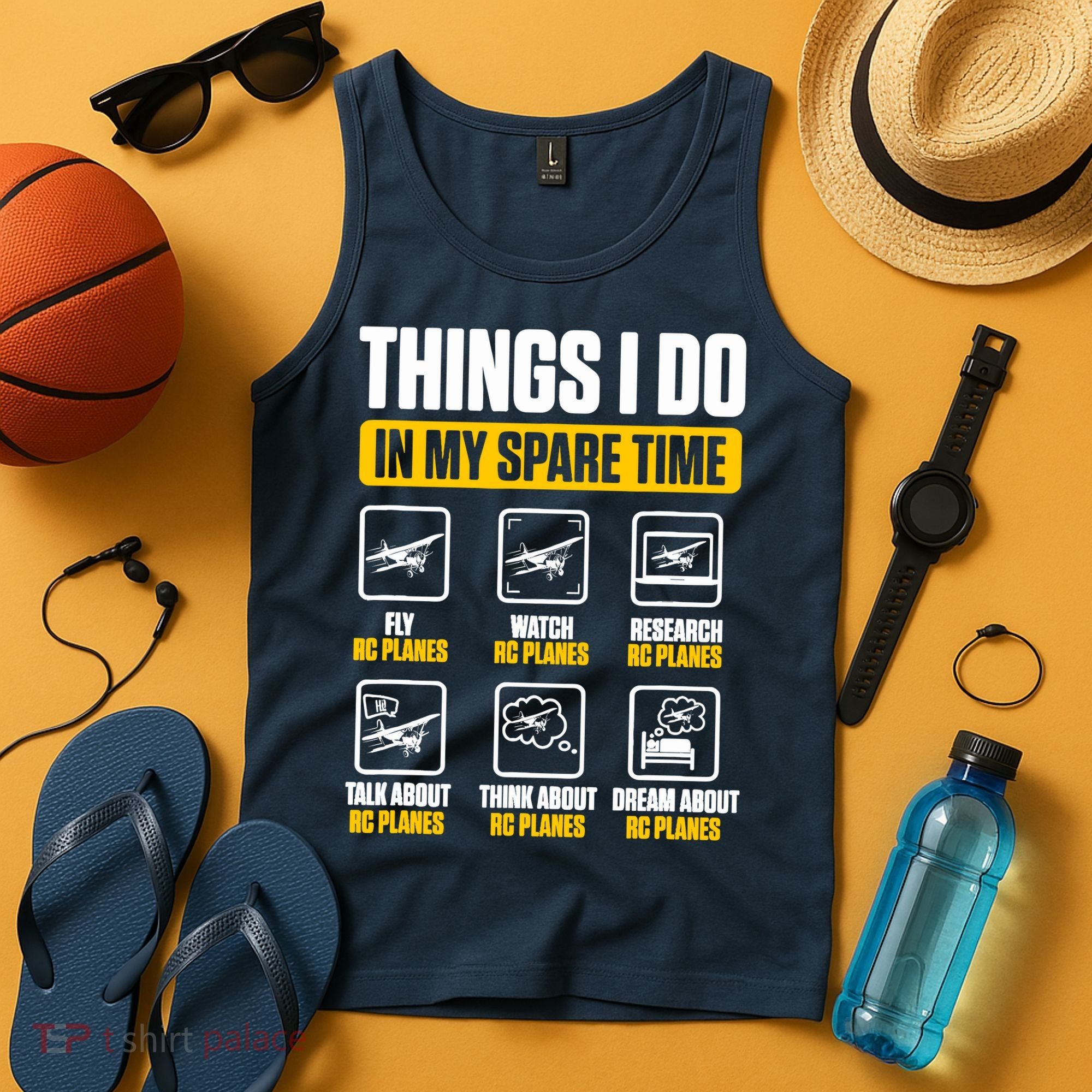 Aircraft Rc Plane Airplane Things I Do In My Spare Time Tank Top