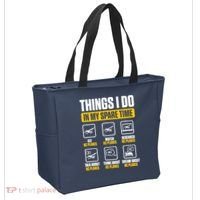 Aircraft Rc Plane Airplane Things I Do In My Spare Time Tote Bag thumb 2
