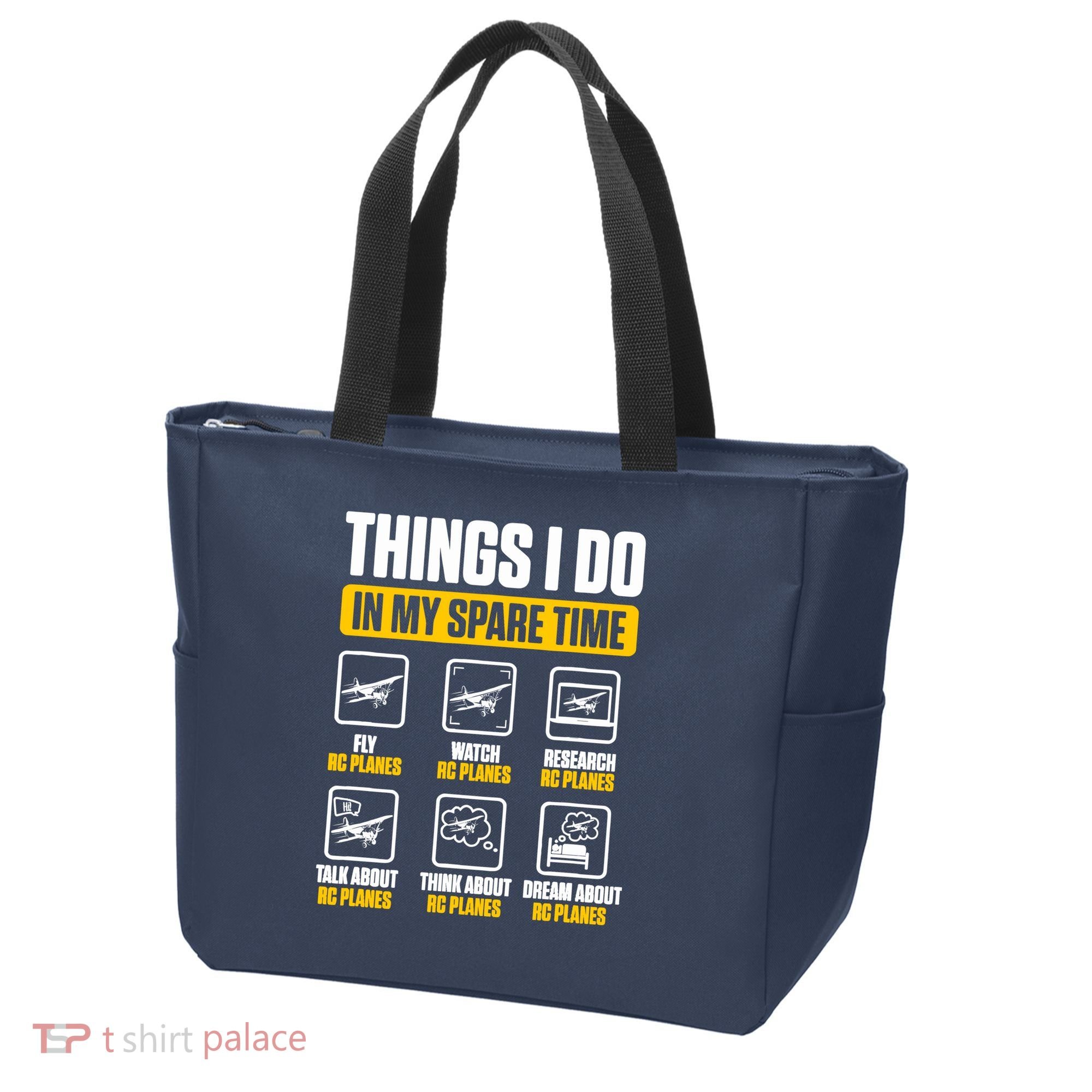 Aircraft Rc Plane Airplane Things I Do In My Spare Time Tote Bag