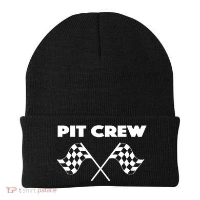 Auto Racing Pit Crew Funny Gift Beanie