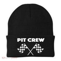 Auto Racing Pit Crew Funny Gift Beanie thumb 0