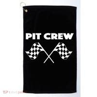Auto Racing Pit Crew Funny Gift Golf Towel thumb 0
