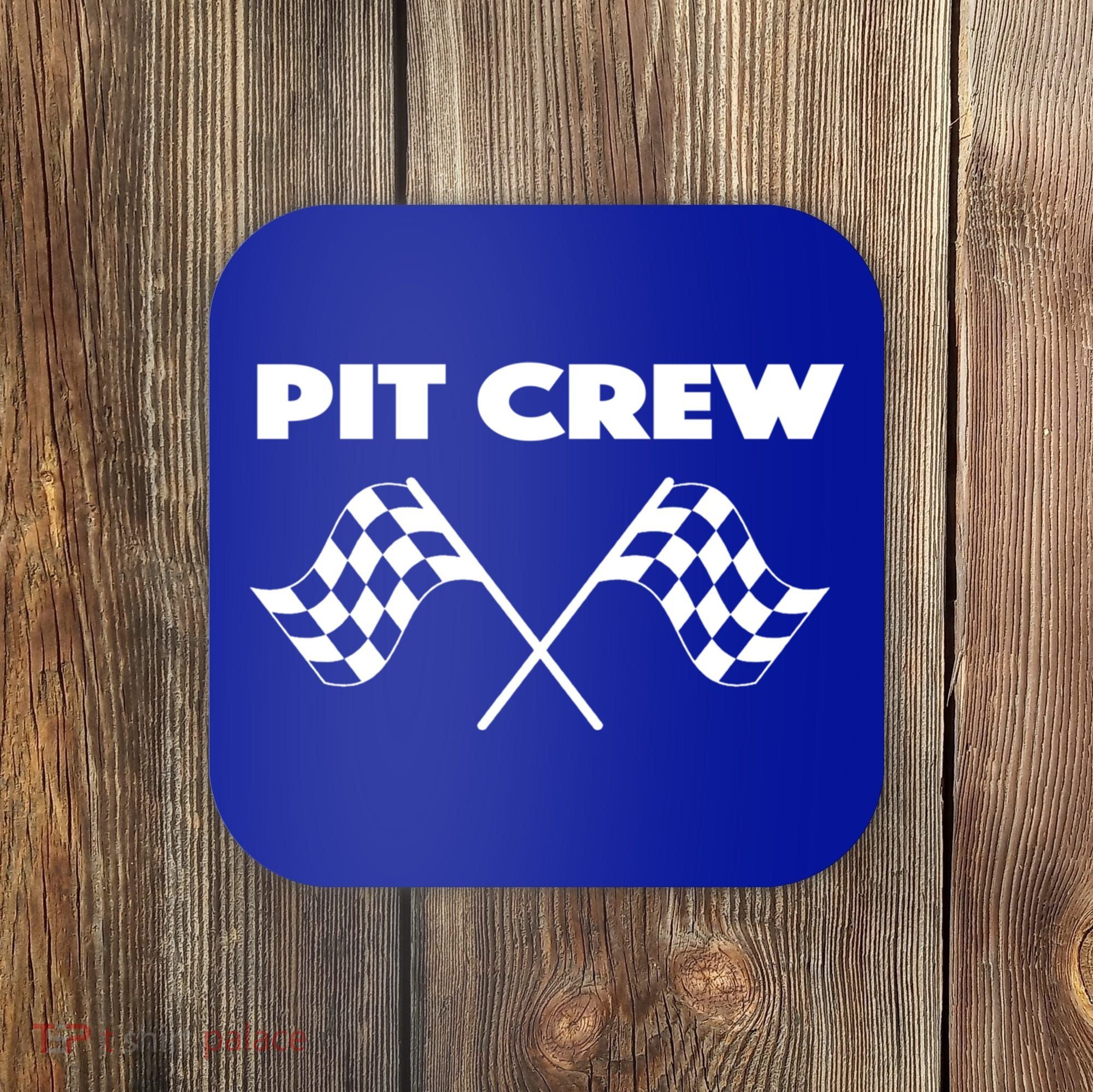 Auto Racing Pit Crew Funny Gift Coaster