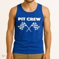 Auto Racing Pit Crew Funny Gift Tank Top thumb 3