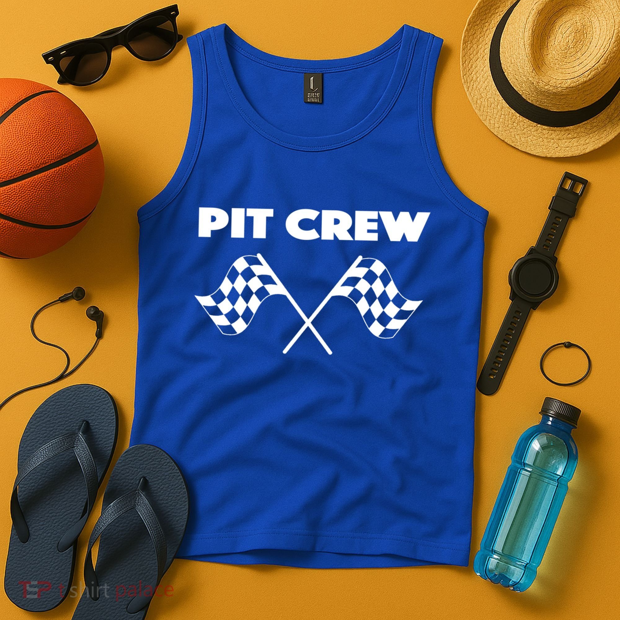 Auto Racing Pit Crew Funny Gift Tank Top