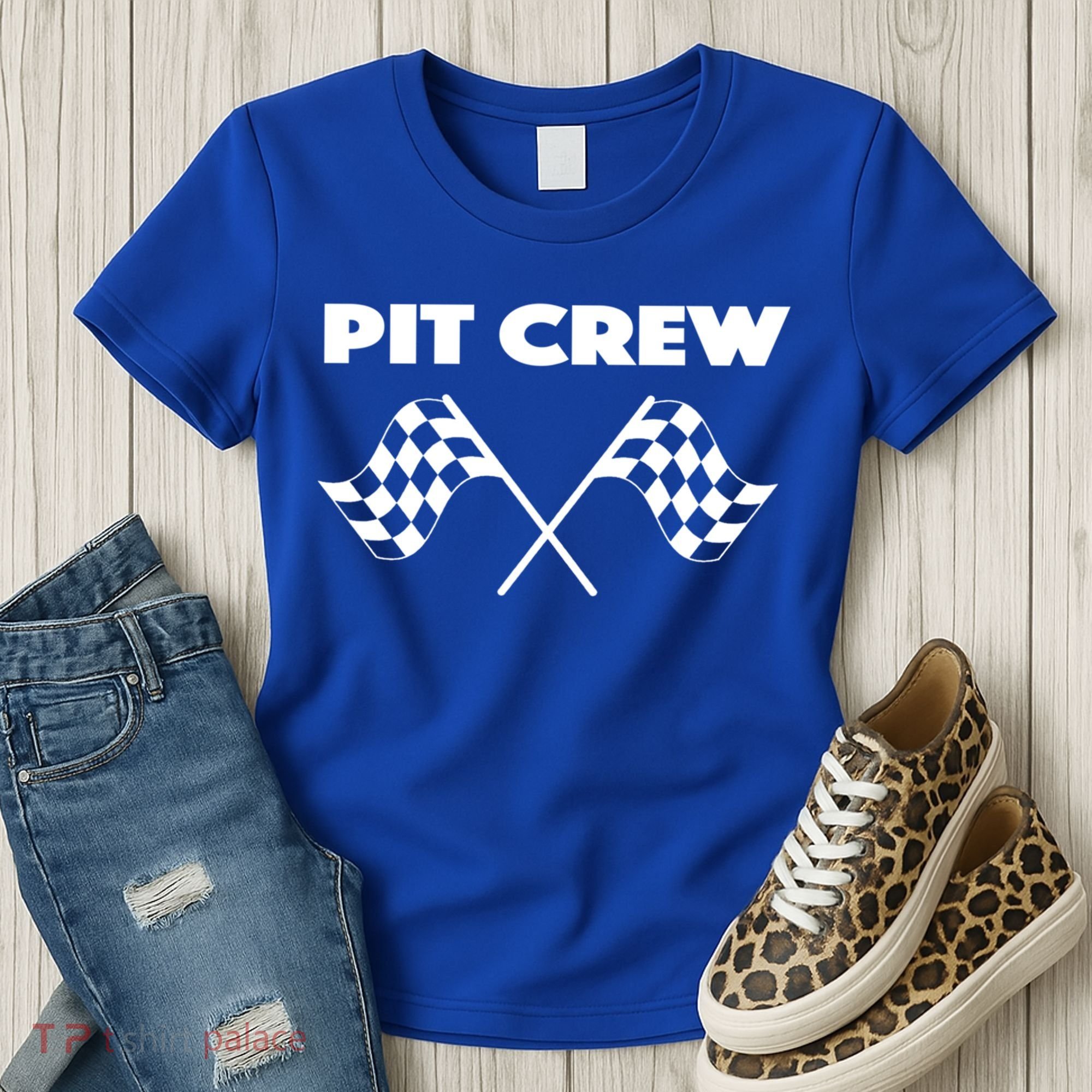 Auto Racing Pit Crew Funny Gift Women's T-Shirt